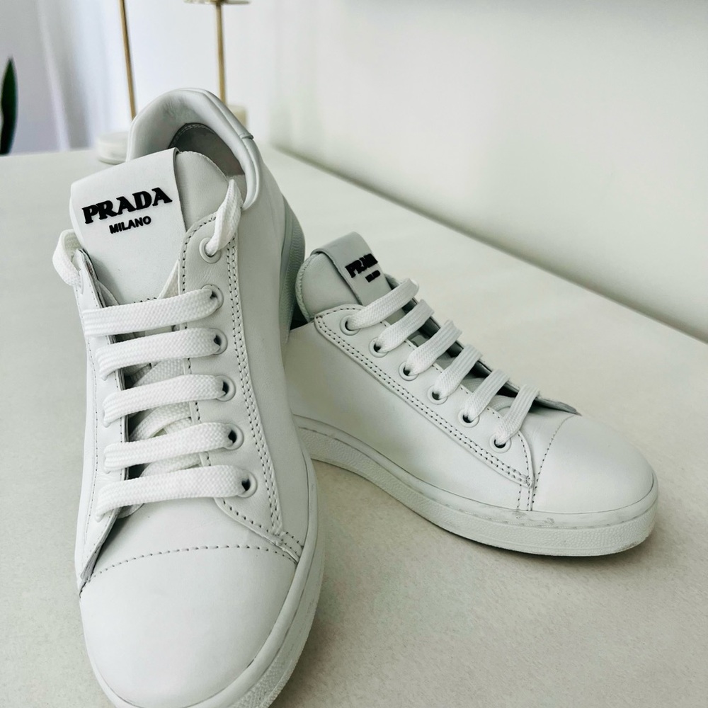 Prada Slim White Top Sneaker